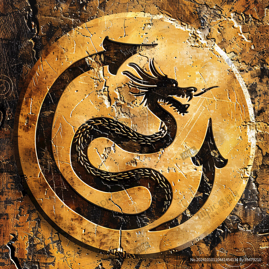 中国古代龙logo