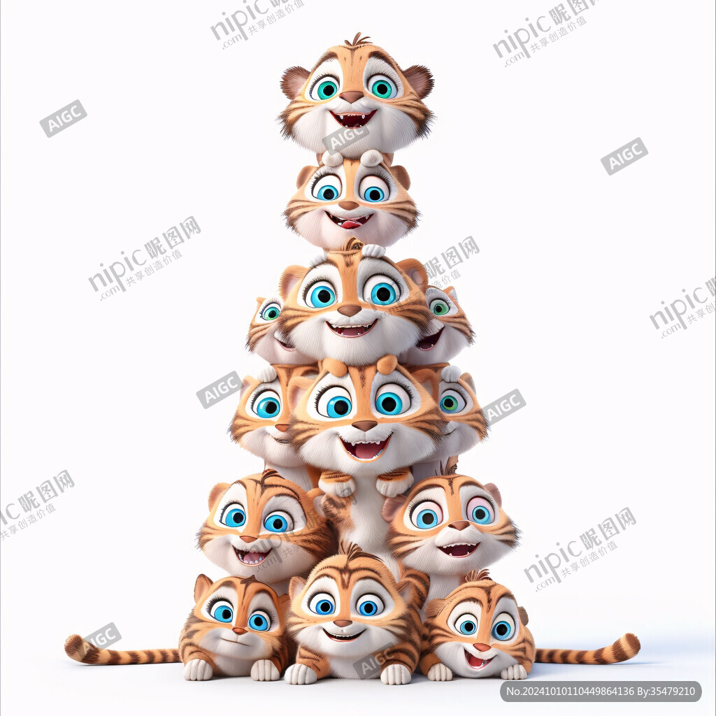 一窝猫素材