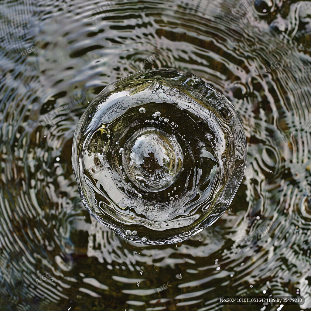 水的波纹千变万化