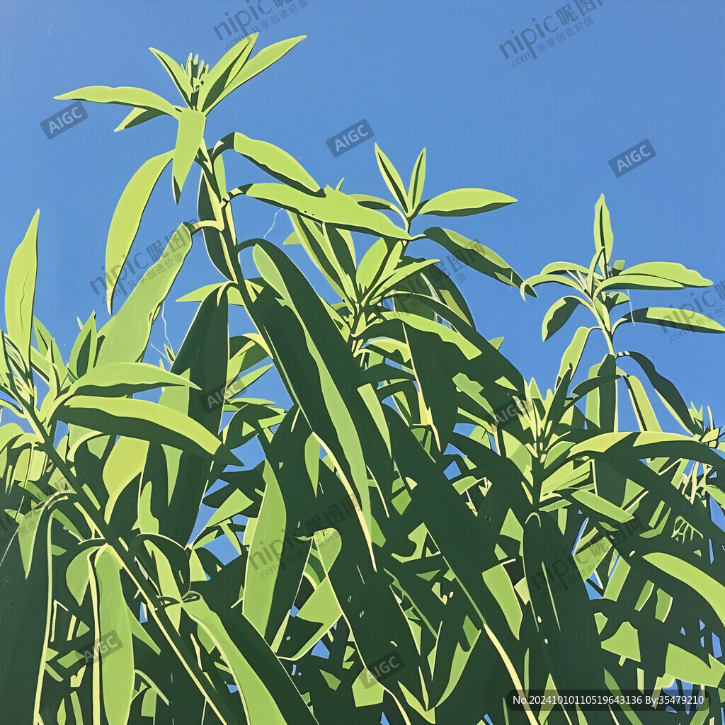 芝麻树插画