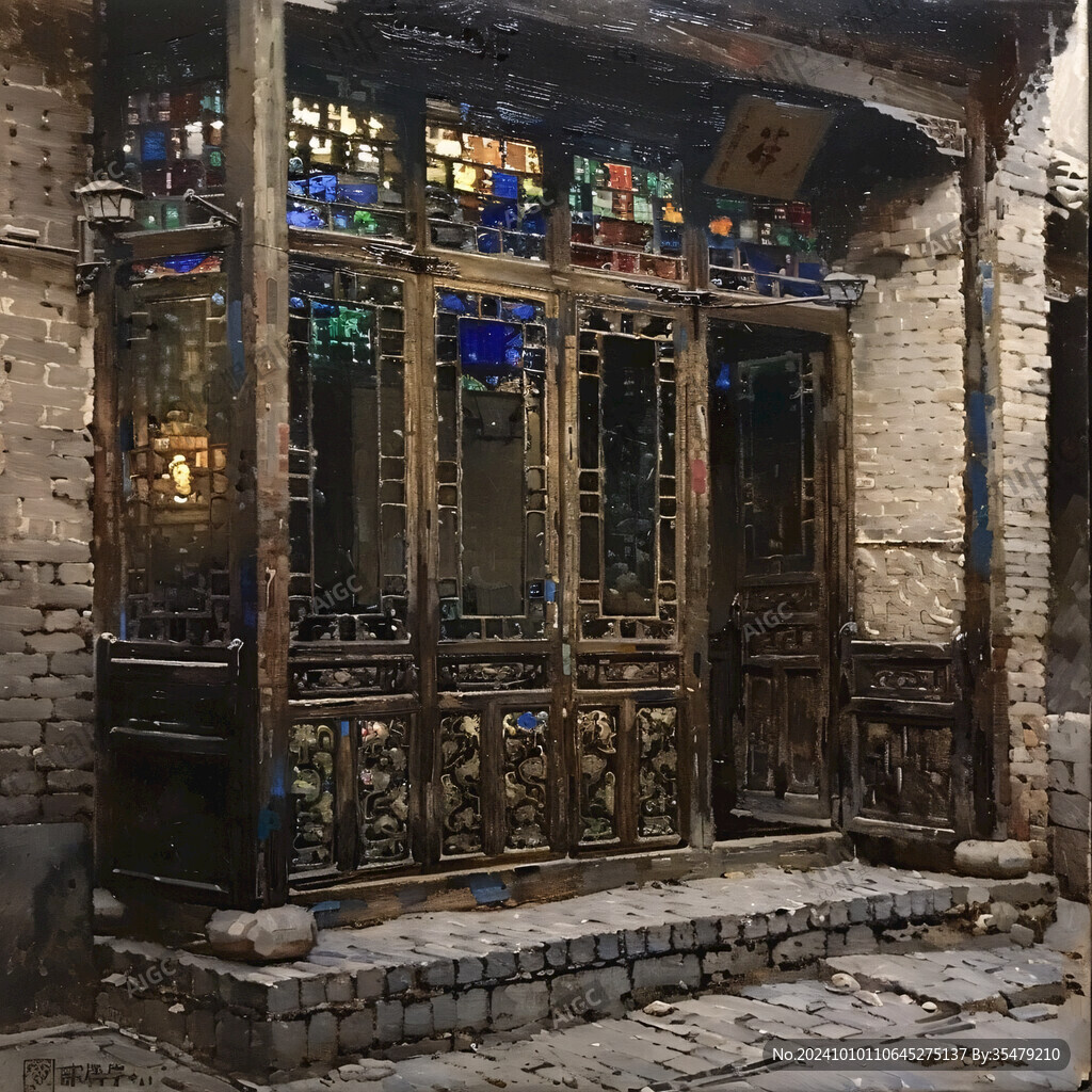 古代店铺门窗
