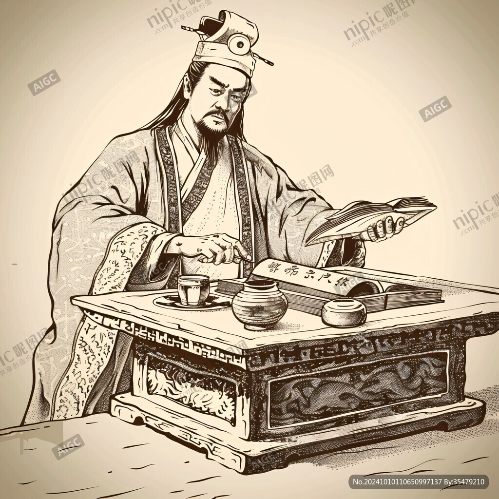 鲁班手绘插画