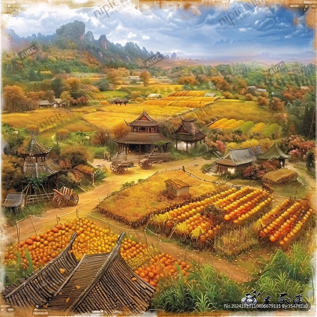 秋收场景复原