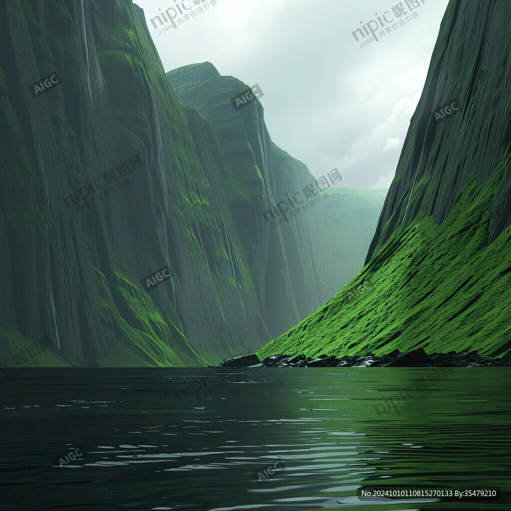3d风景膨胀图案