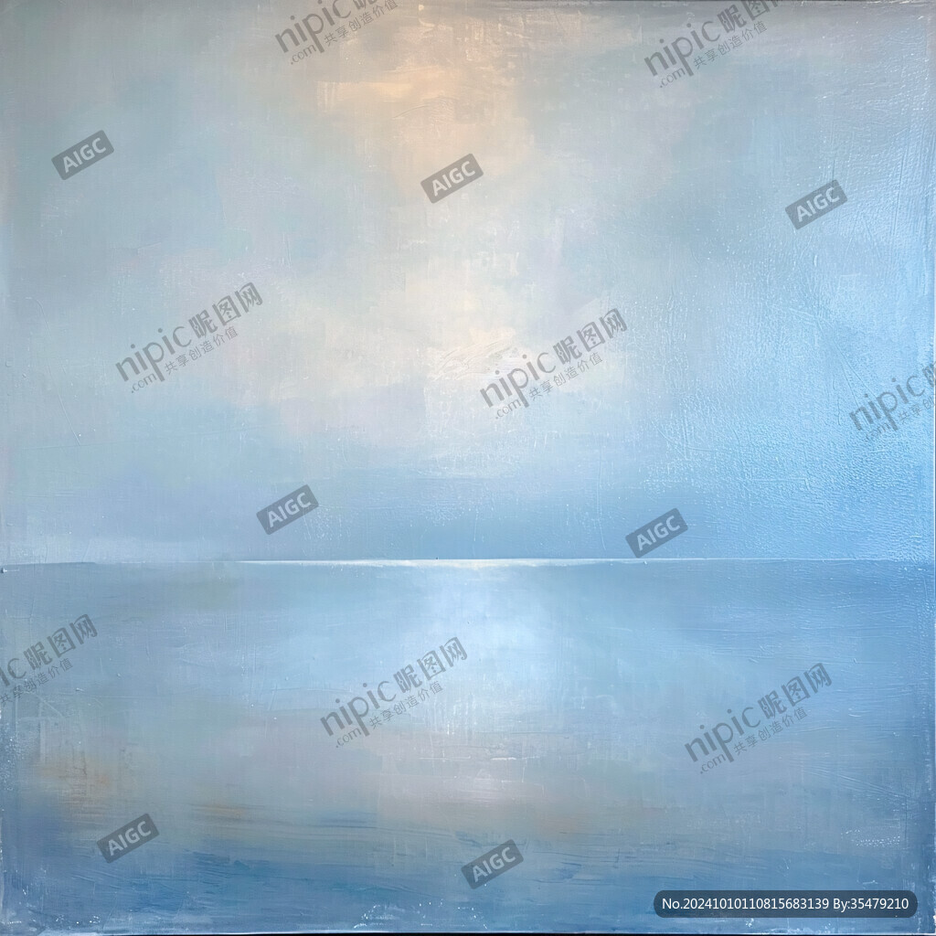冷灰油画布