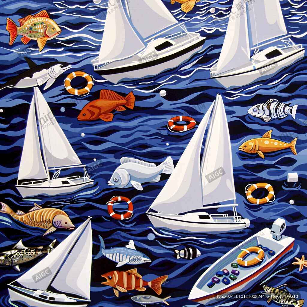 海洋主题立体画