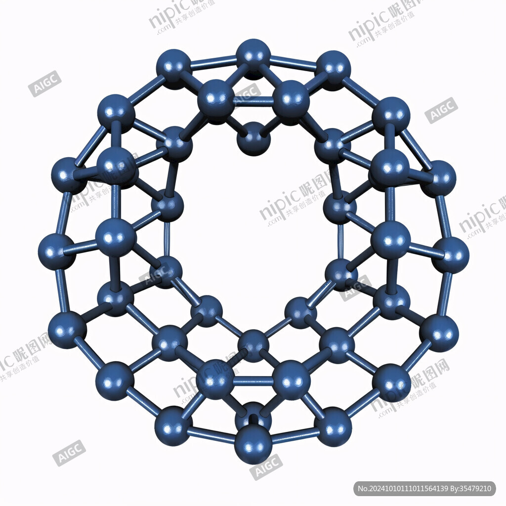 石墨的晶体结构模型