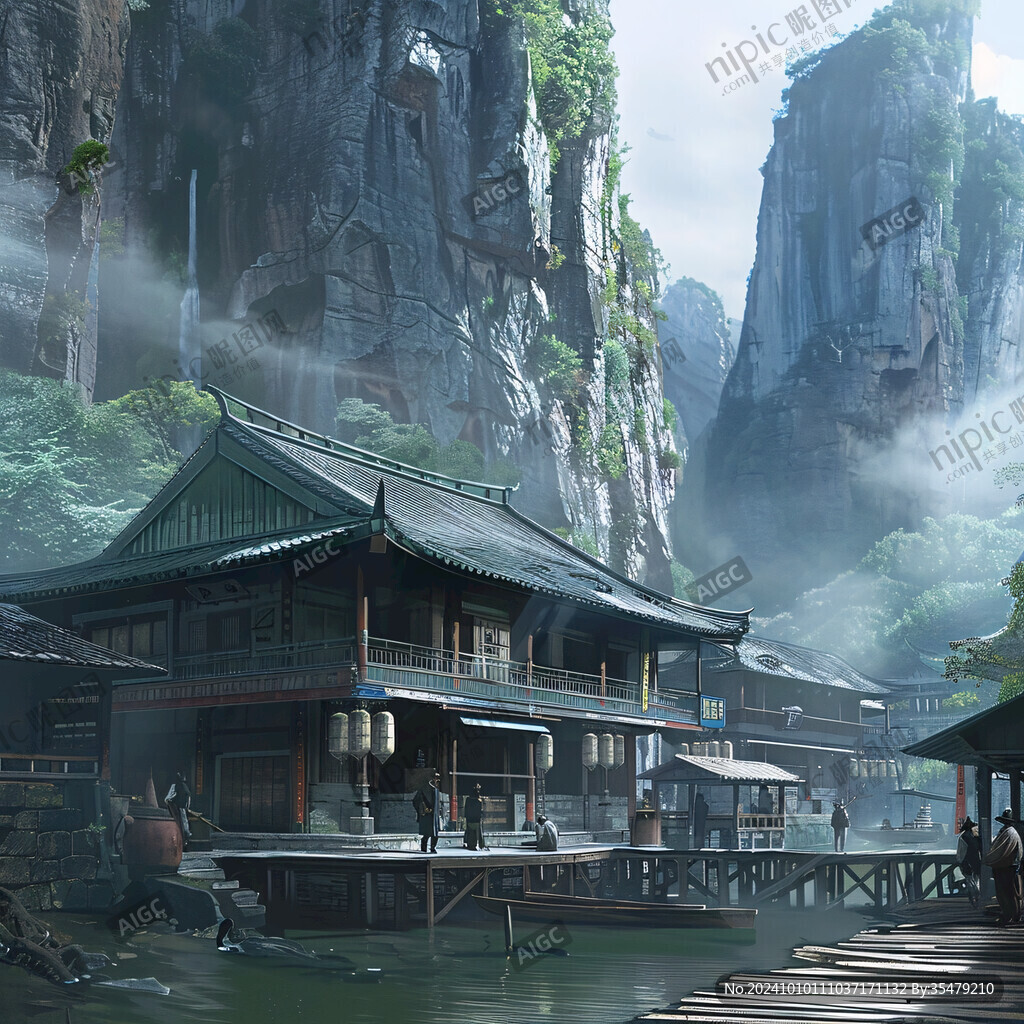 古风人物大场景