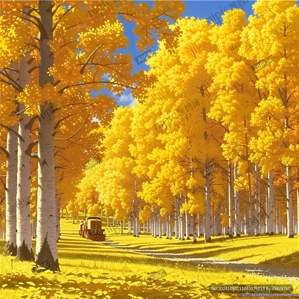 黄金满地装饰画