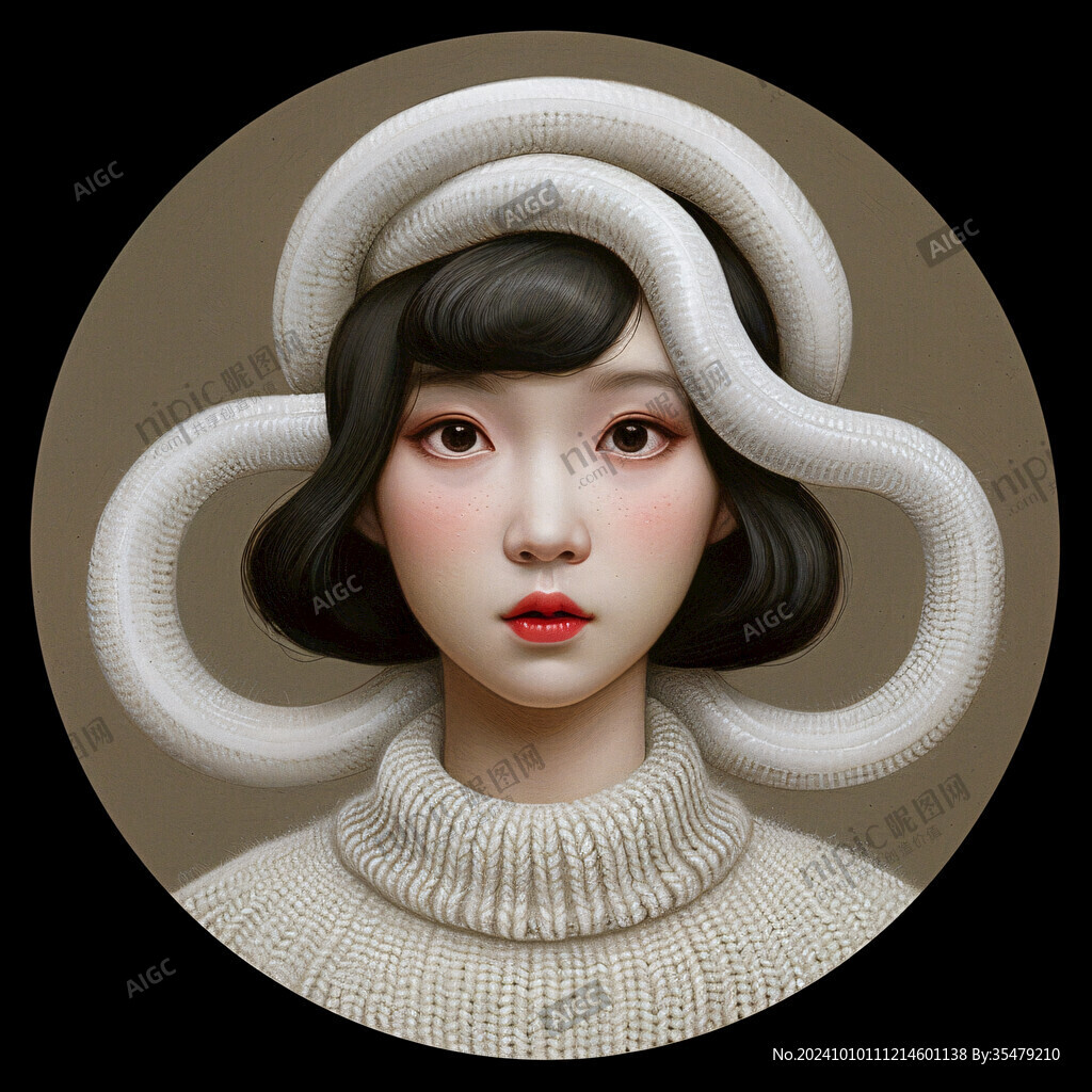 写实人物插画