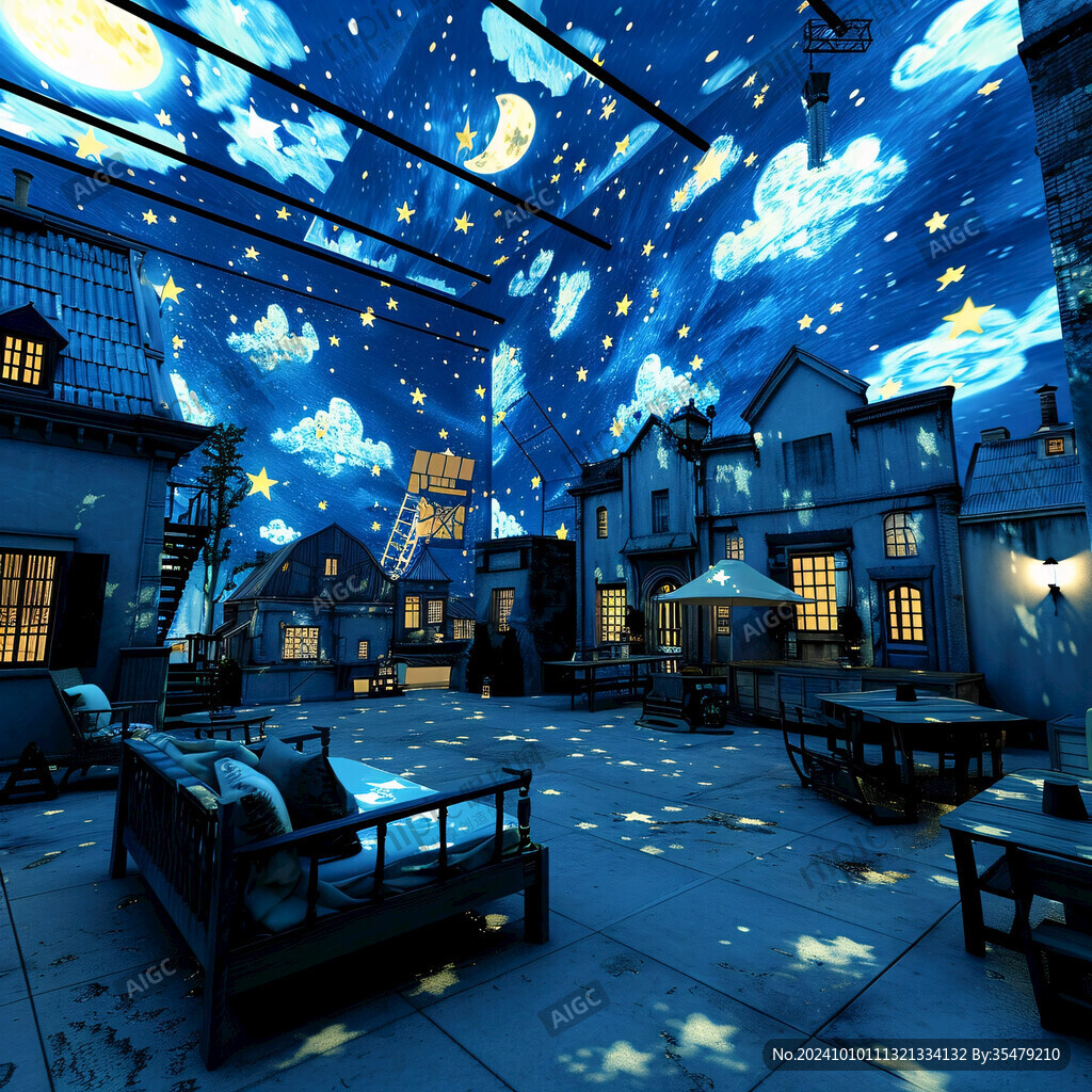 星空软膜吊顶喷画