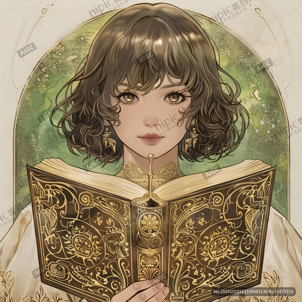 幻想小说插图设计手绘