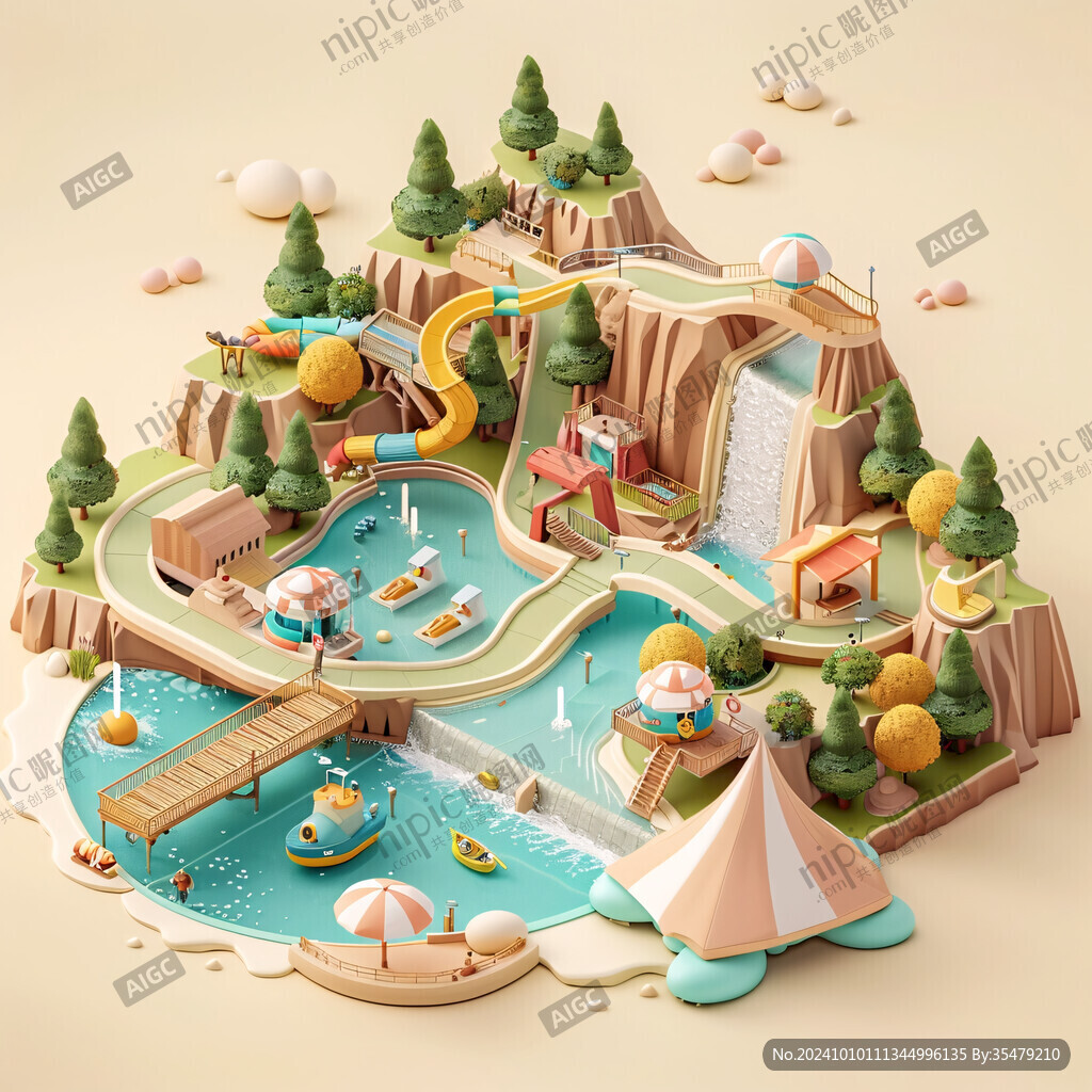 3d立体插画风格