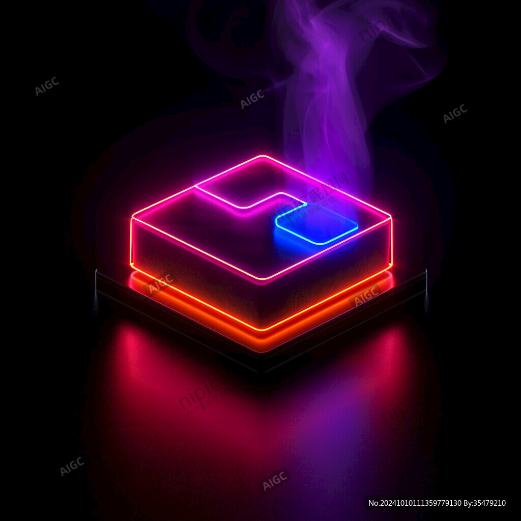立体渐变发光体设计