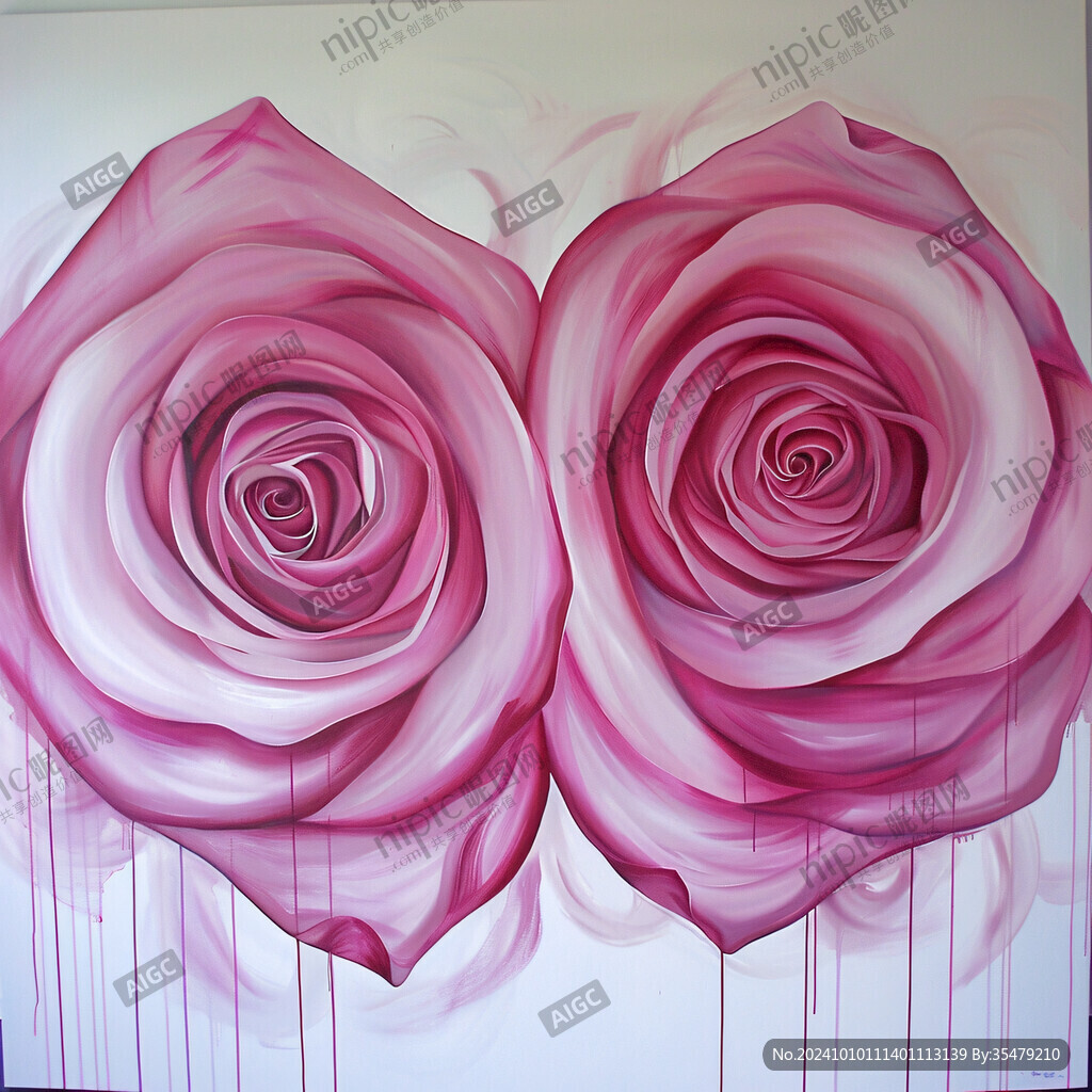 玫瑰花3d画
