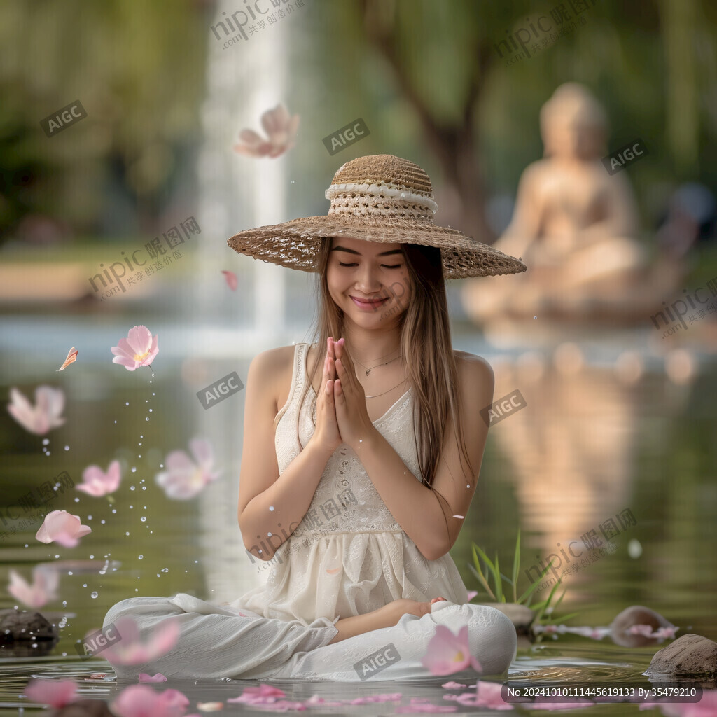 莲花少女