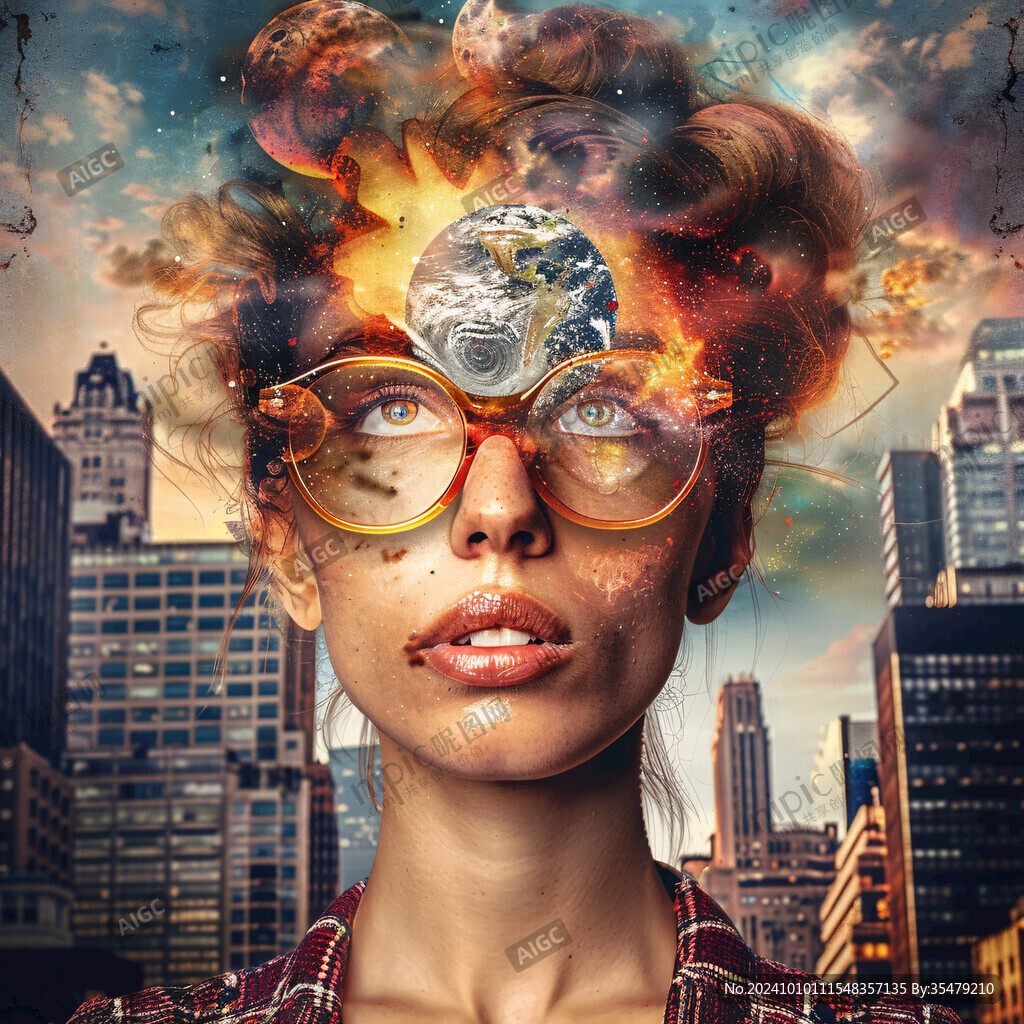 视觉冲击力广告装饰画