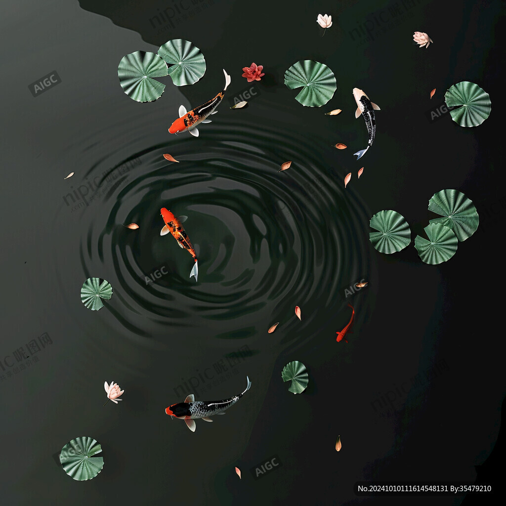 禅意蜻蜓戏水画
