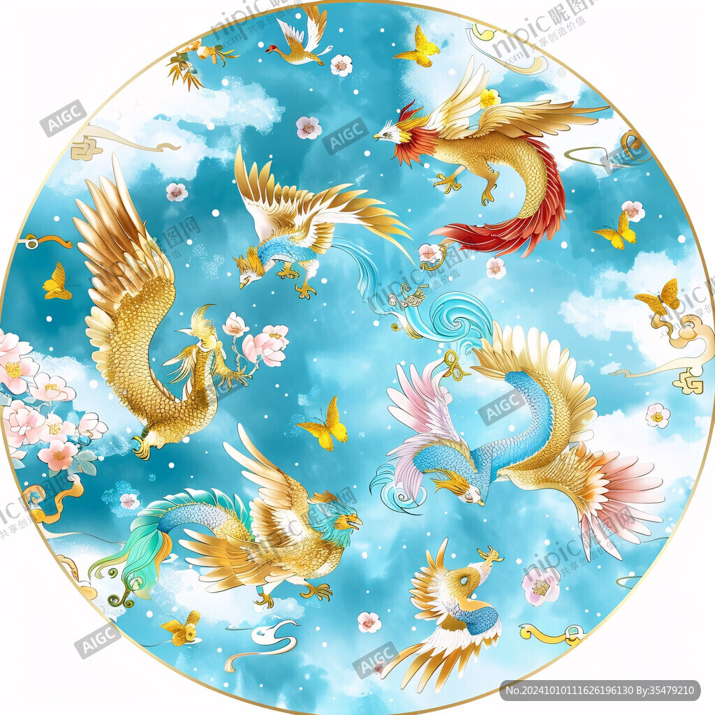 古代飞天锦鸡飞燕