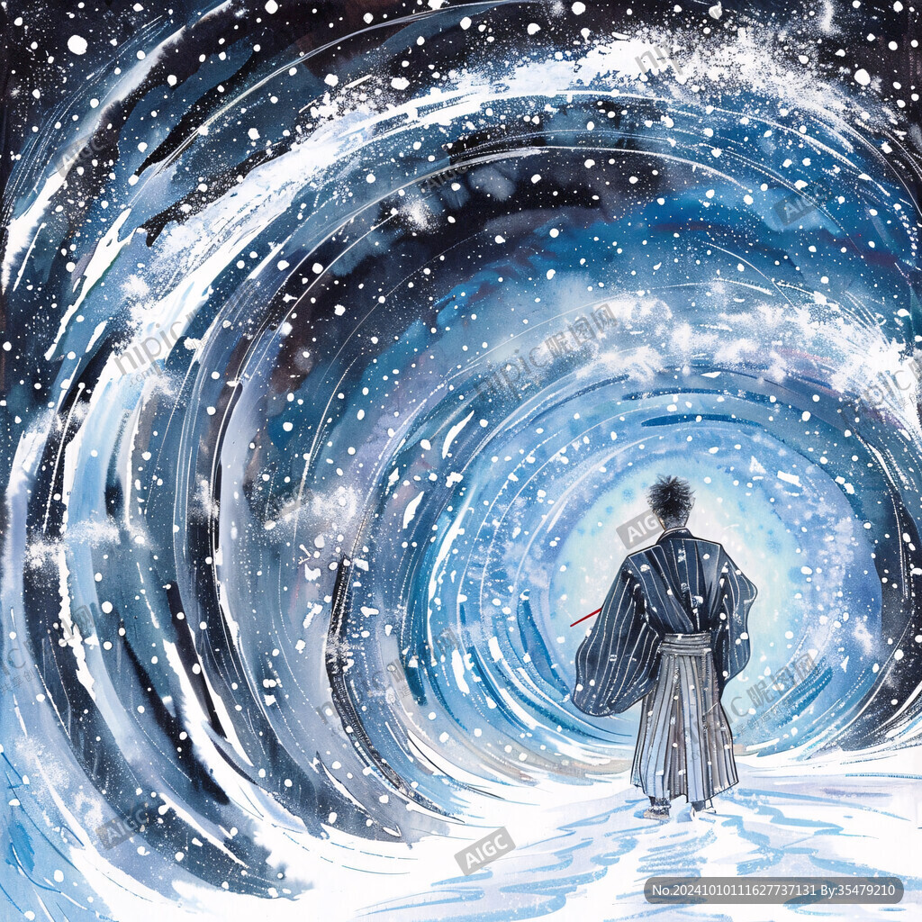 漩涡星空展板