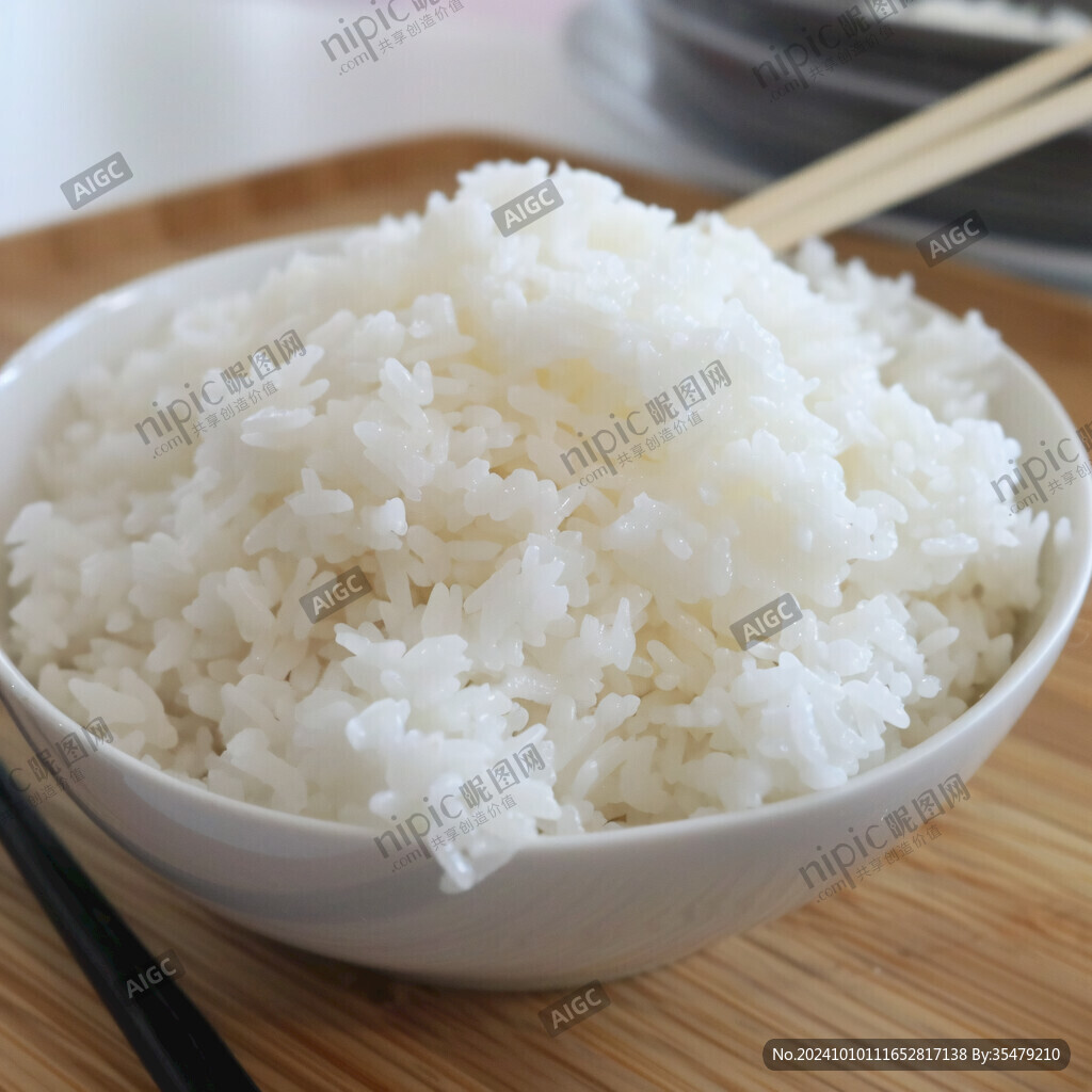 米饭制作图