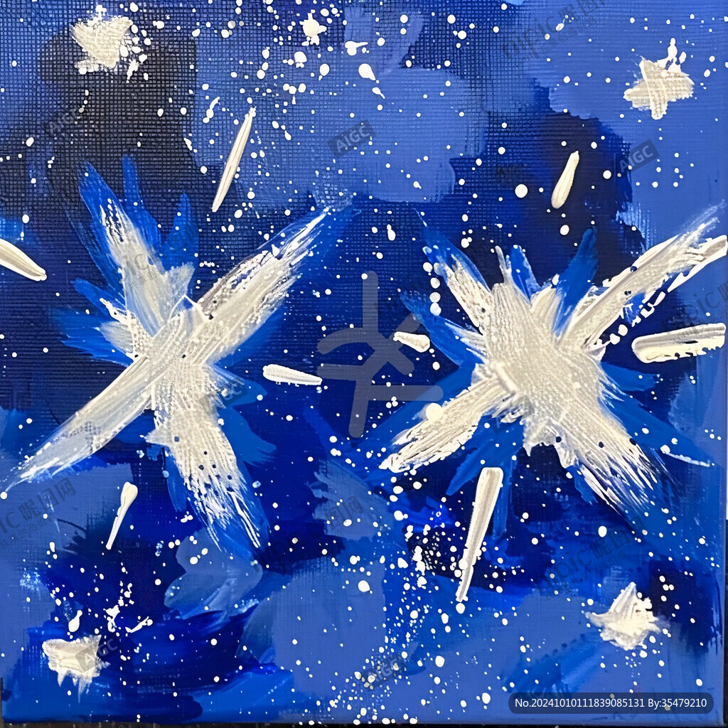 涂鸦几何星空天空图片