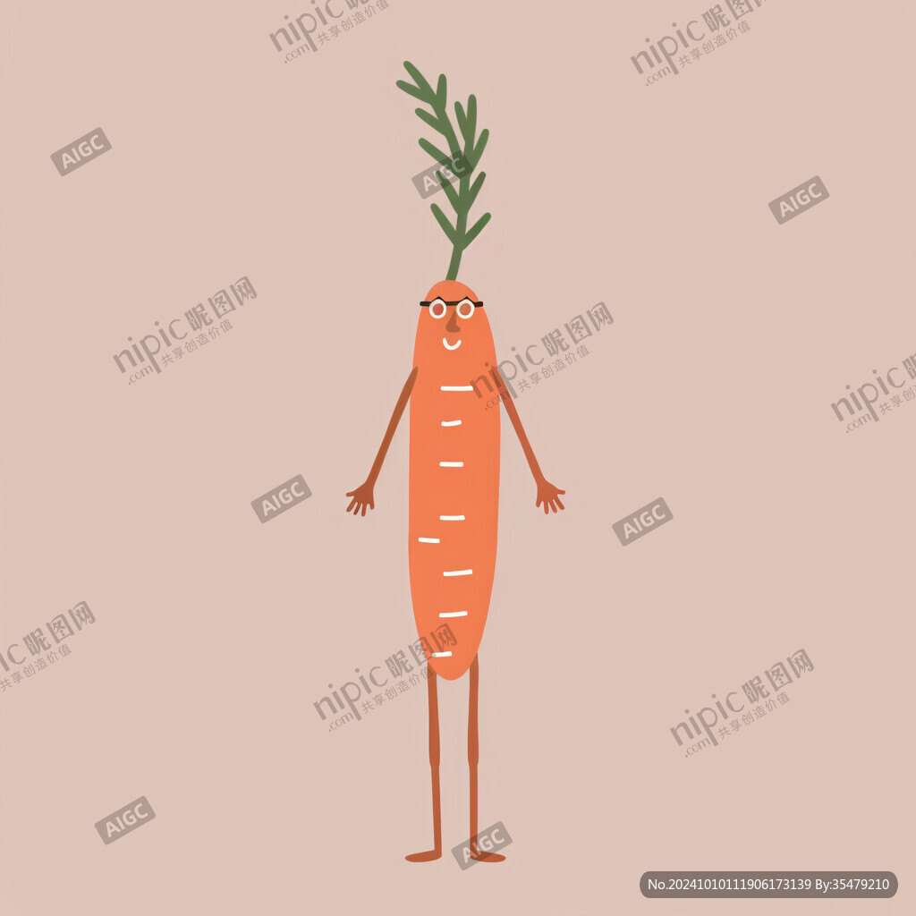 胡萝卜插画