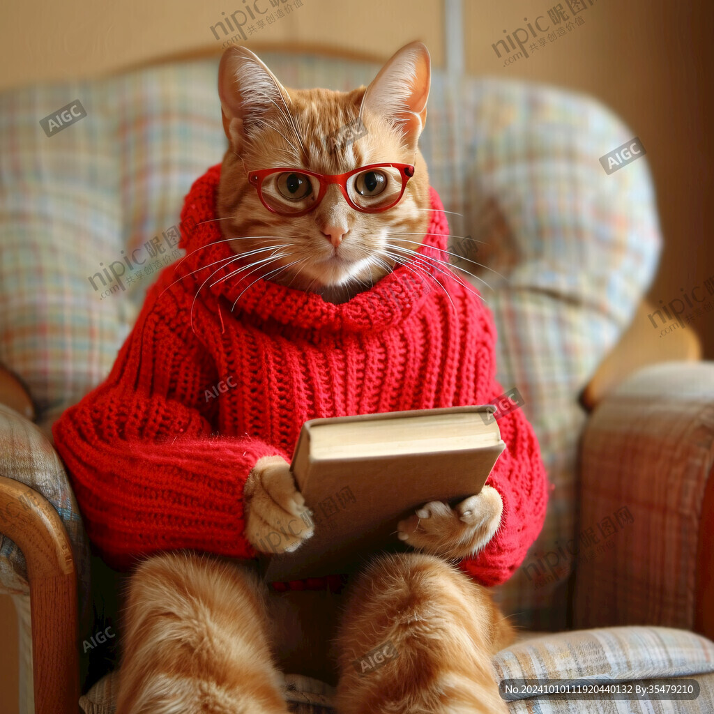 穿毛衣的猫咪