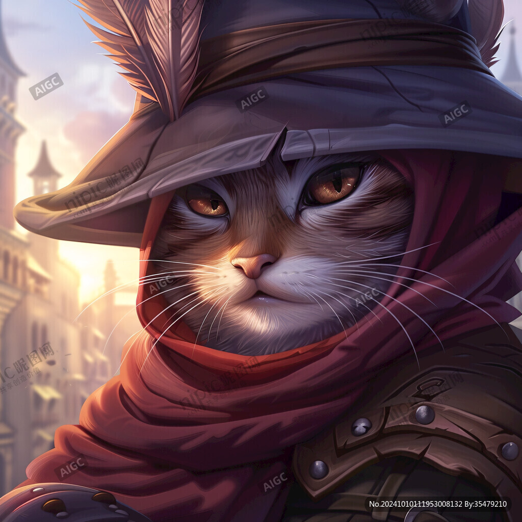 猫女巫插画
