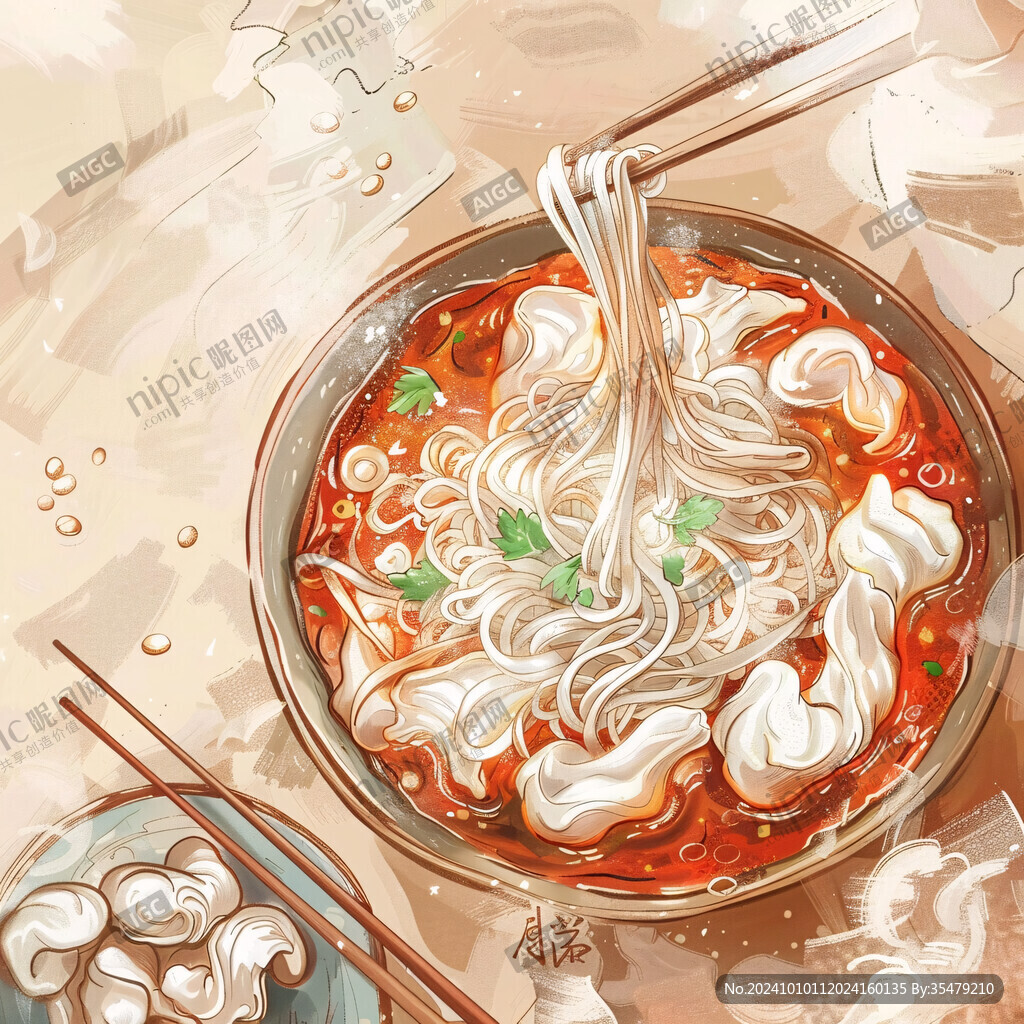 臊子面插画