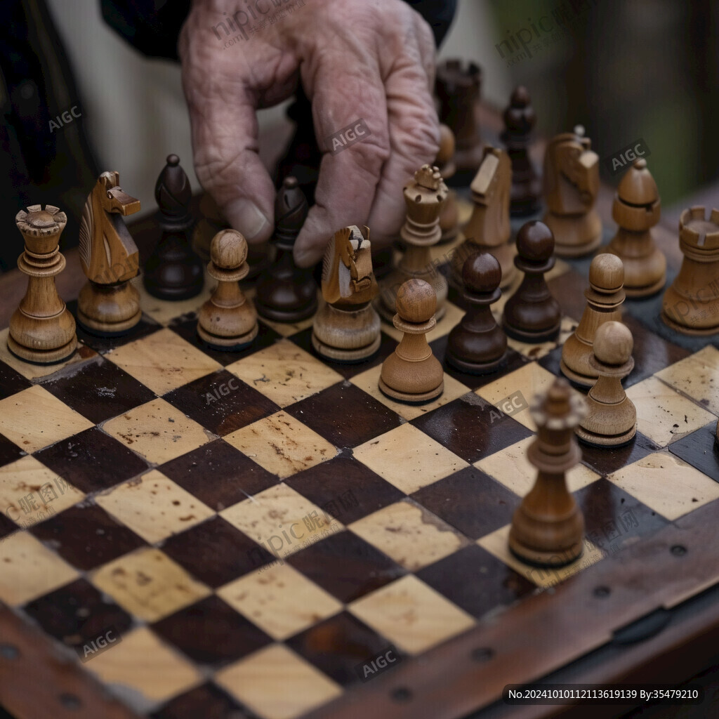 下象棋的老者