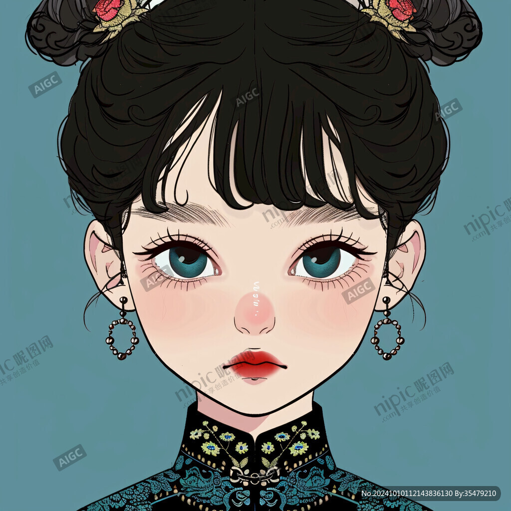 格格头像插画