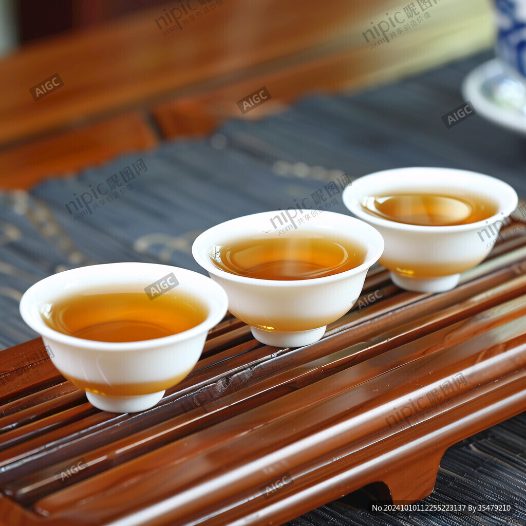 一茶五杯碟