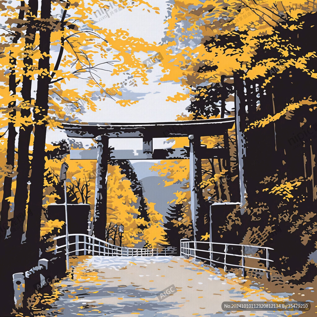串月桥插画