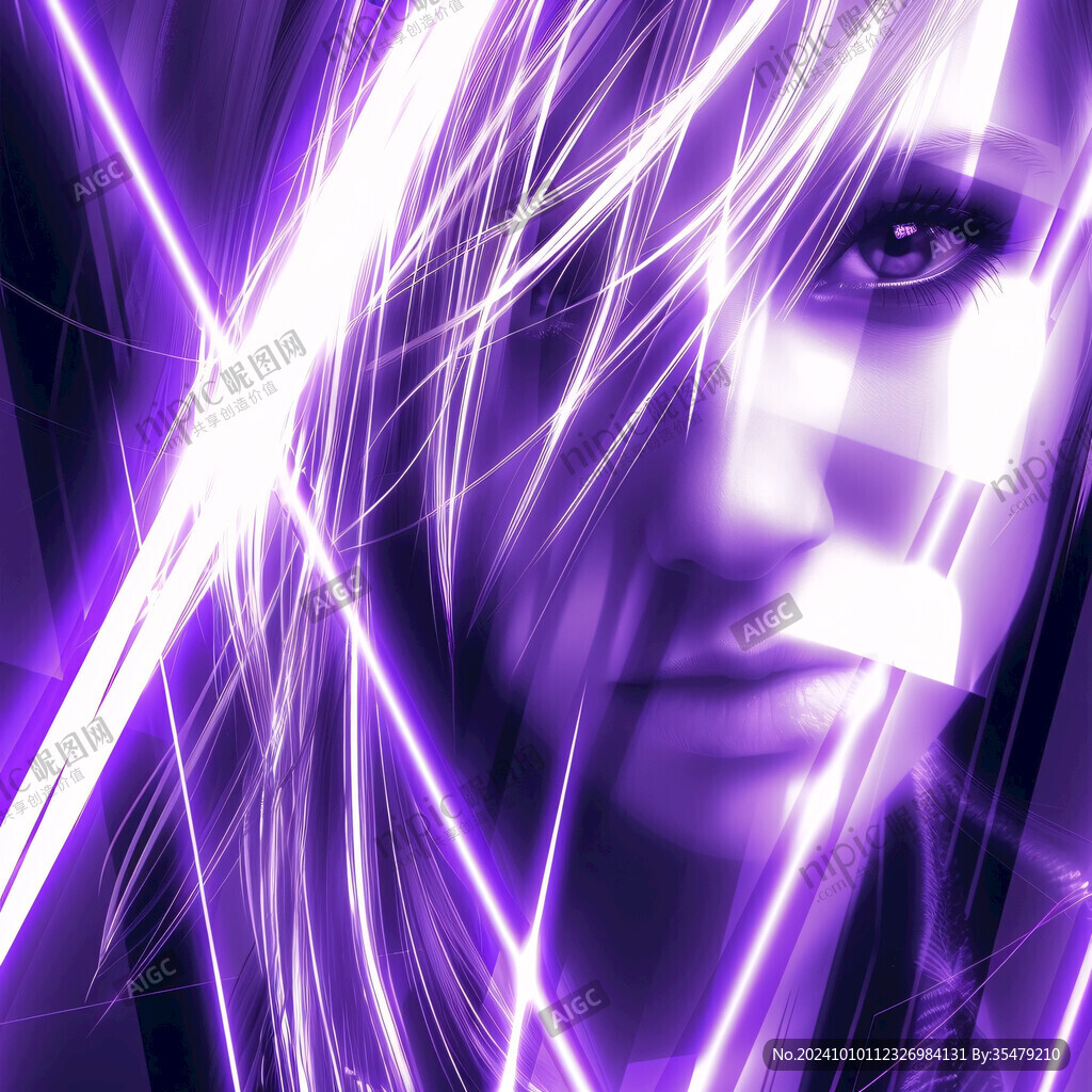 女性人物光效素材