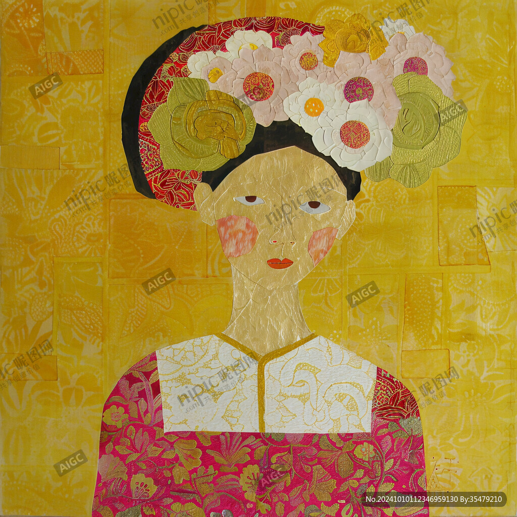 魅力金娃娃装饰画艺术