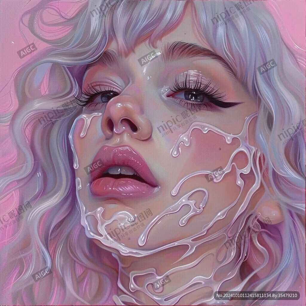 3d效果女孩