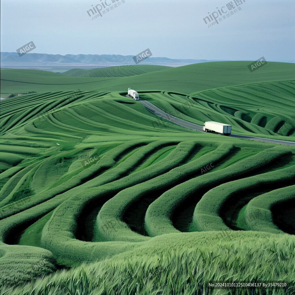 梯田画素材