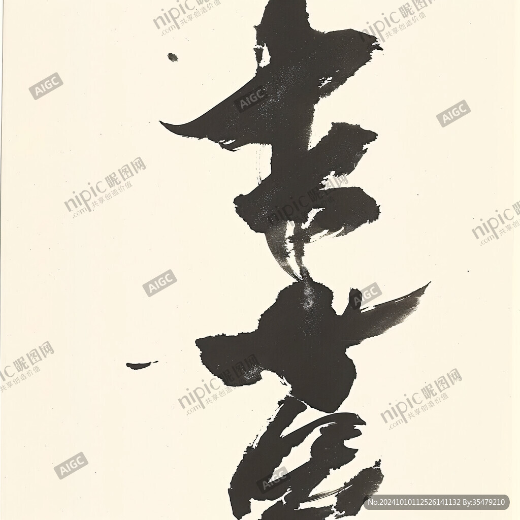 至尊宝书法字