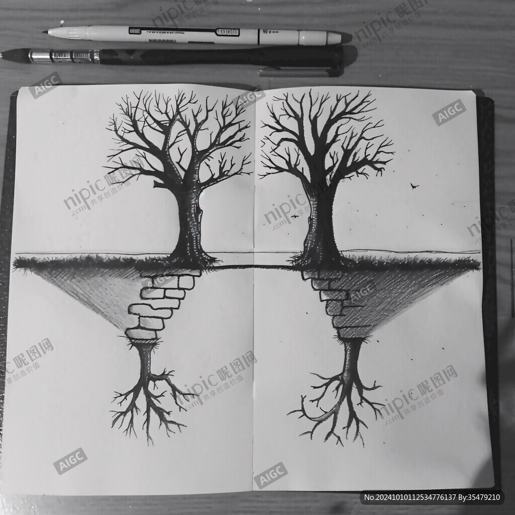 树马克笔设计