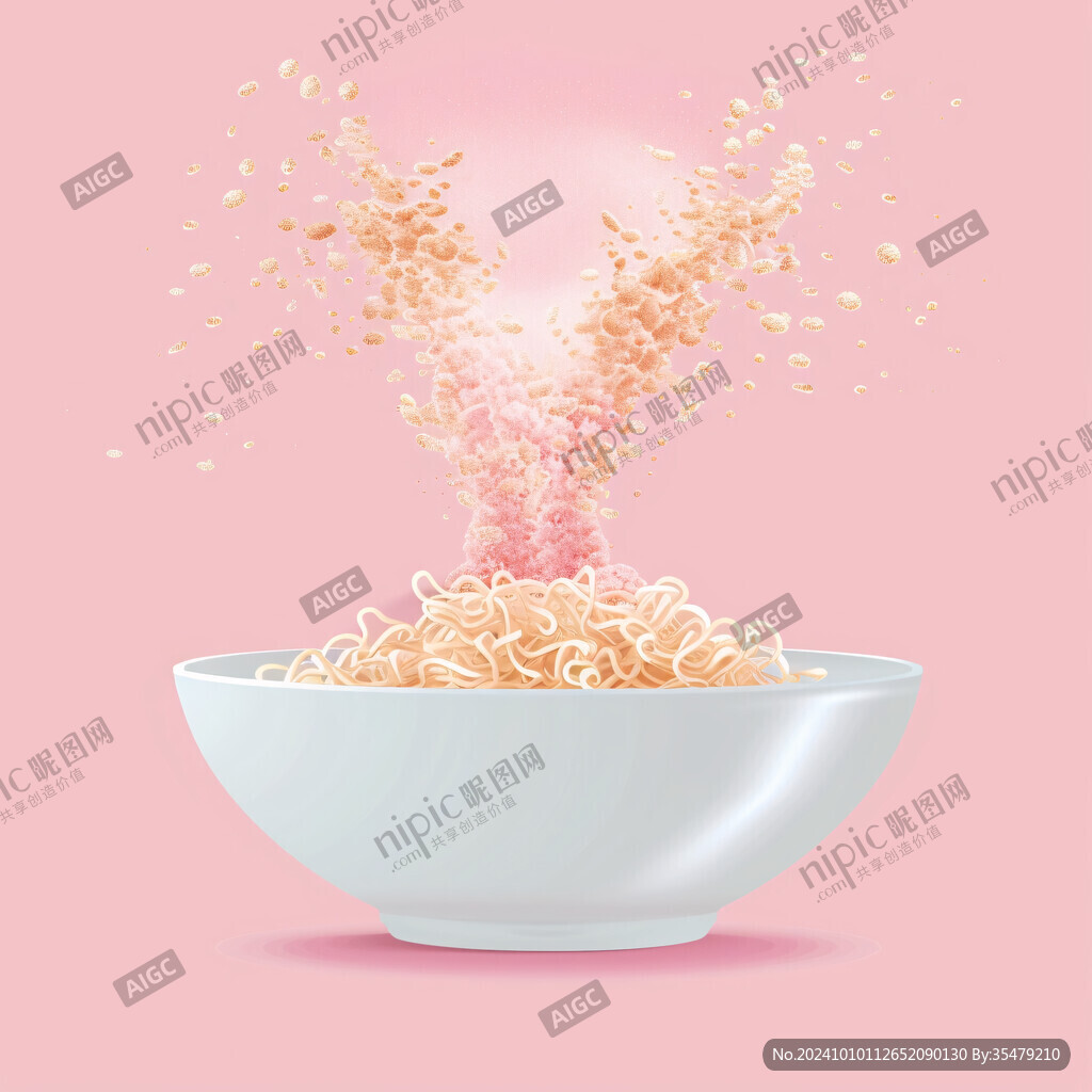 健康米面插画