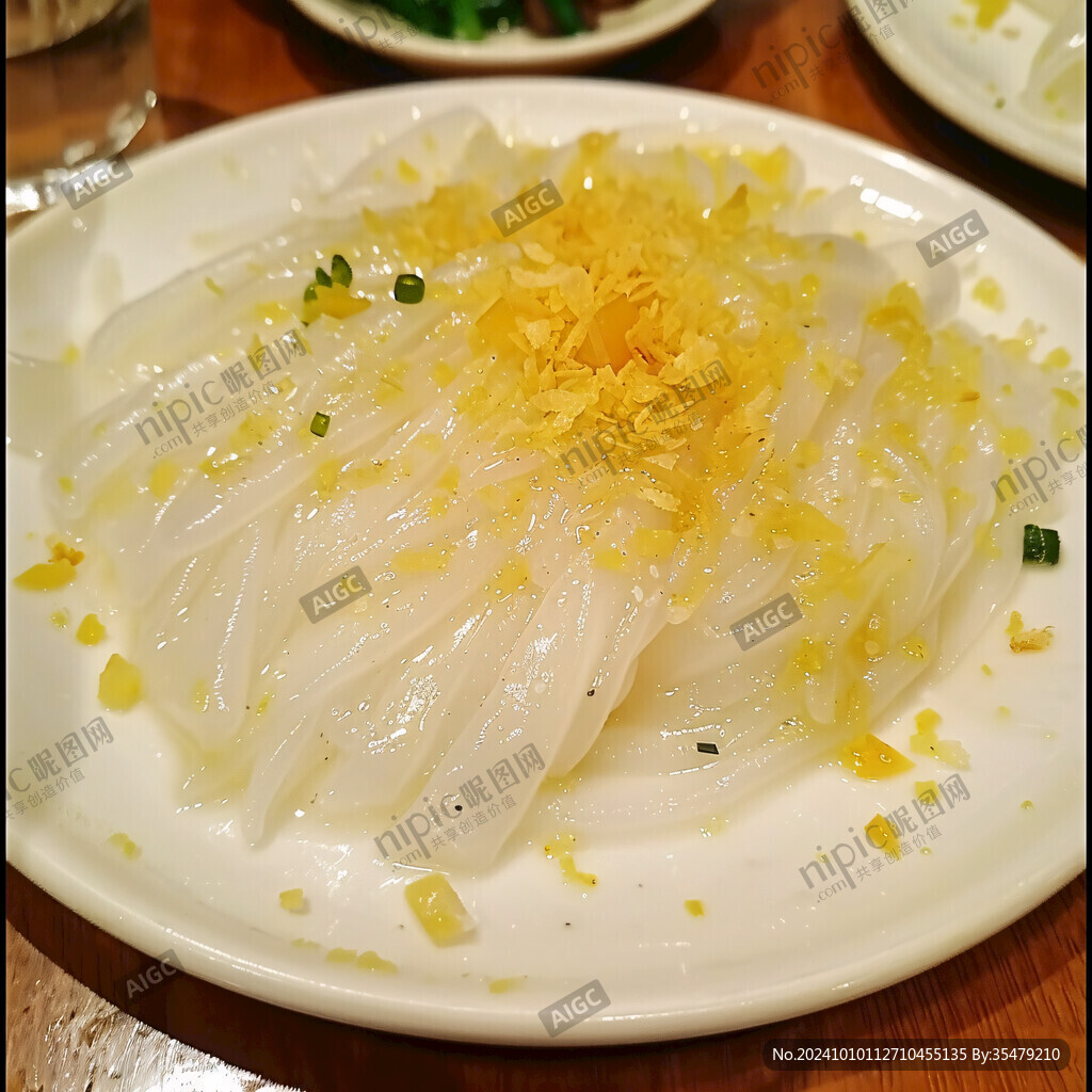 桂花炒水晶粉
