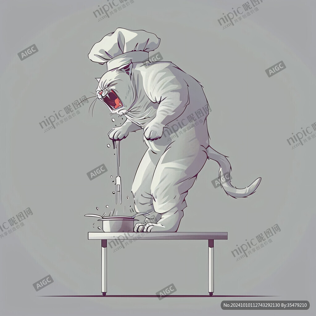 蒸面团插画