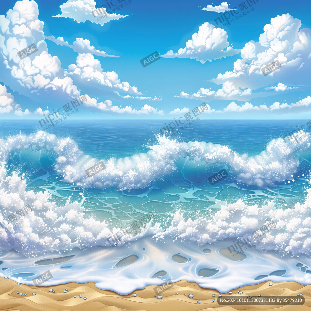 海面立体画