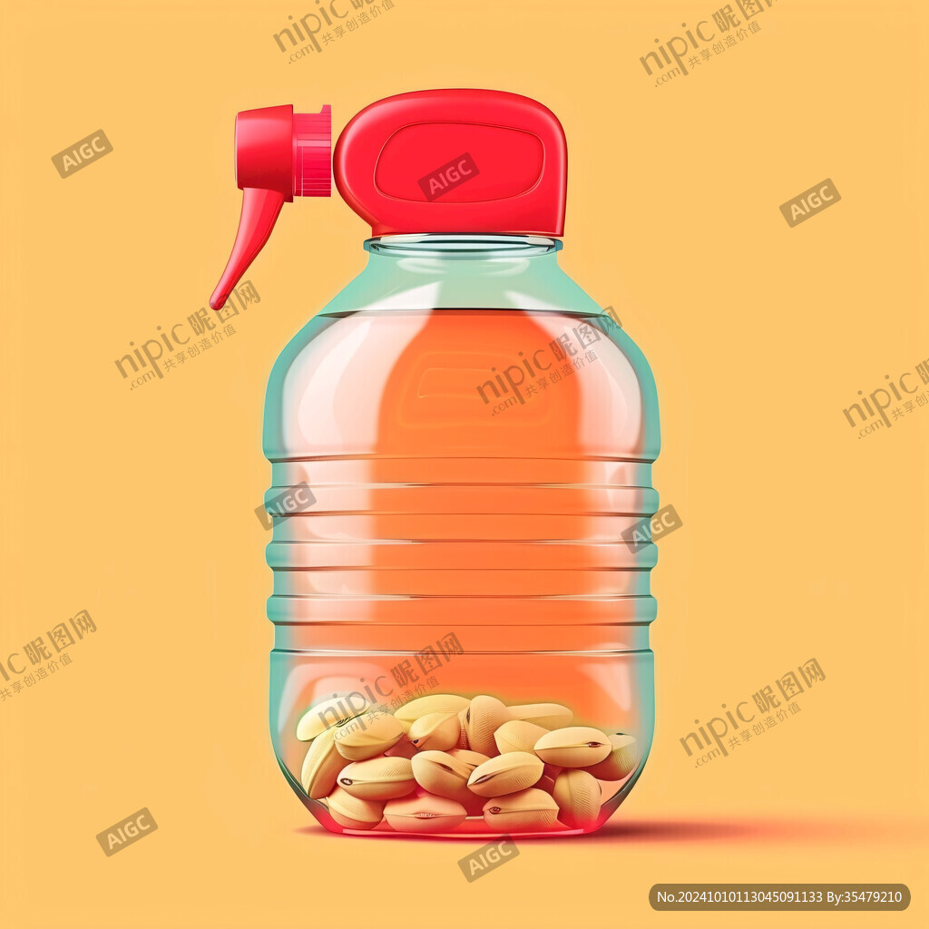 花生油瓶图