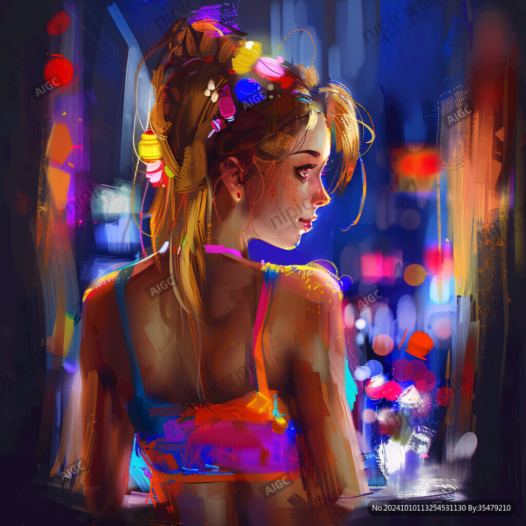 厚涂插画