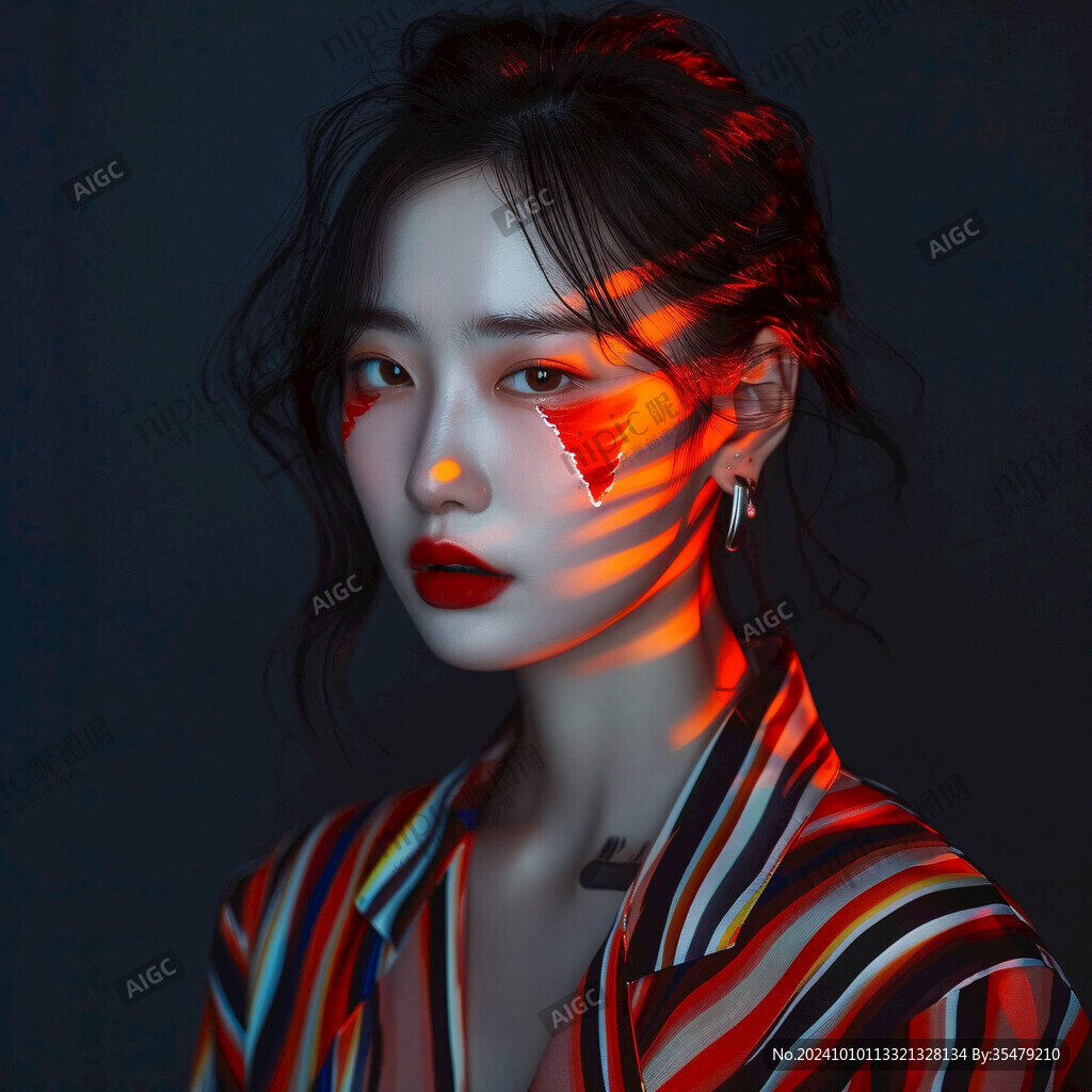 彩妆人物欣赏