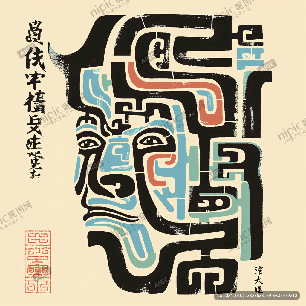 画中画汉字设计