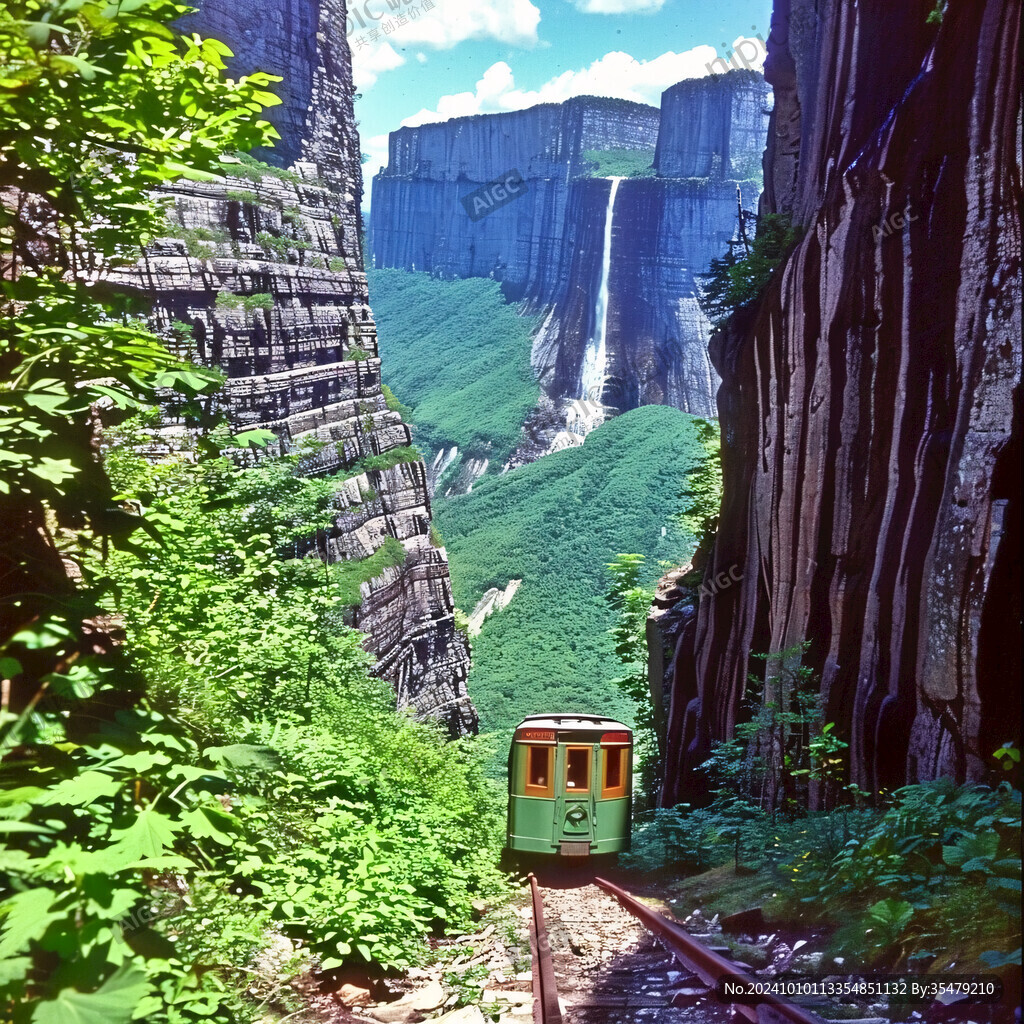 峡谷垂直电梯