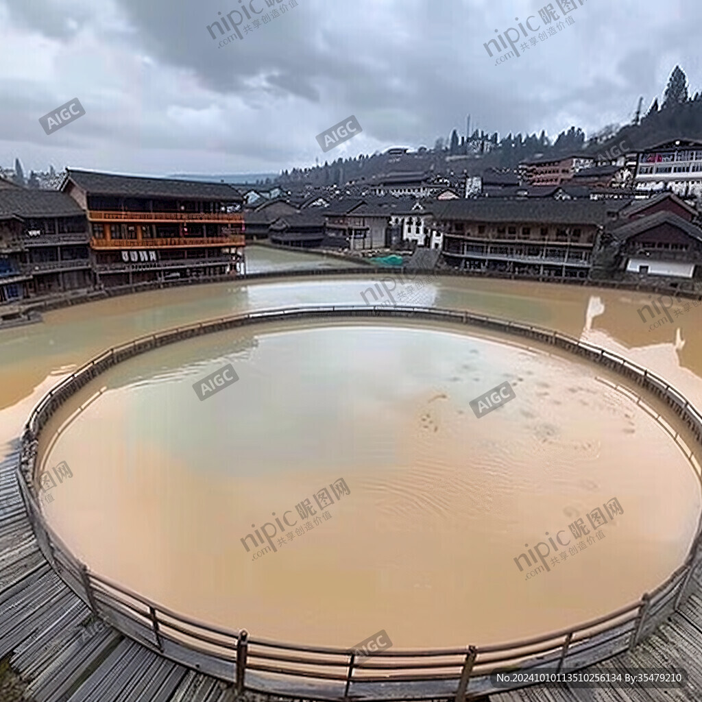 民族风雨楼全景